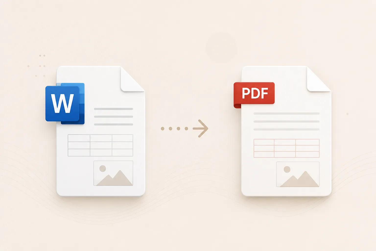 Word document converted into PDF online